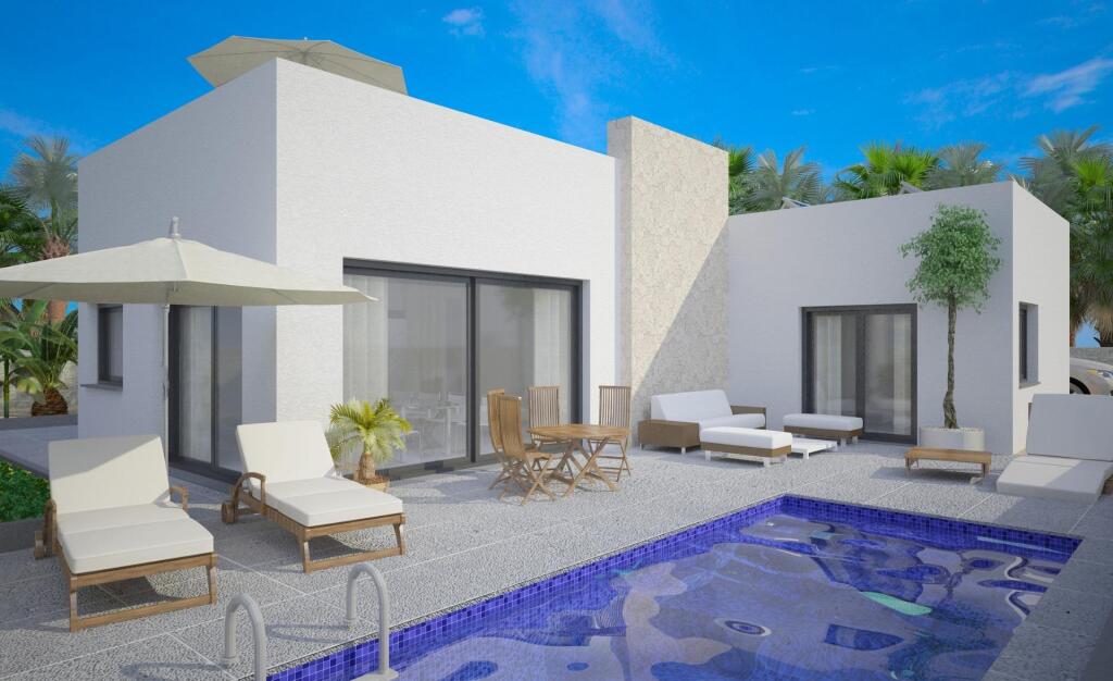 Foto villa moderna de nueva construcción en benijofar