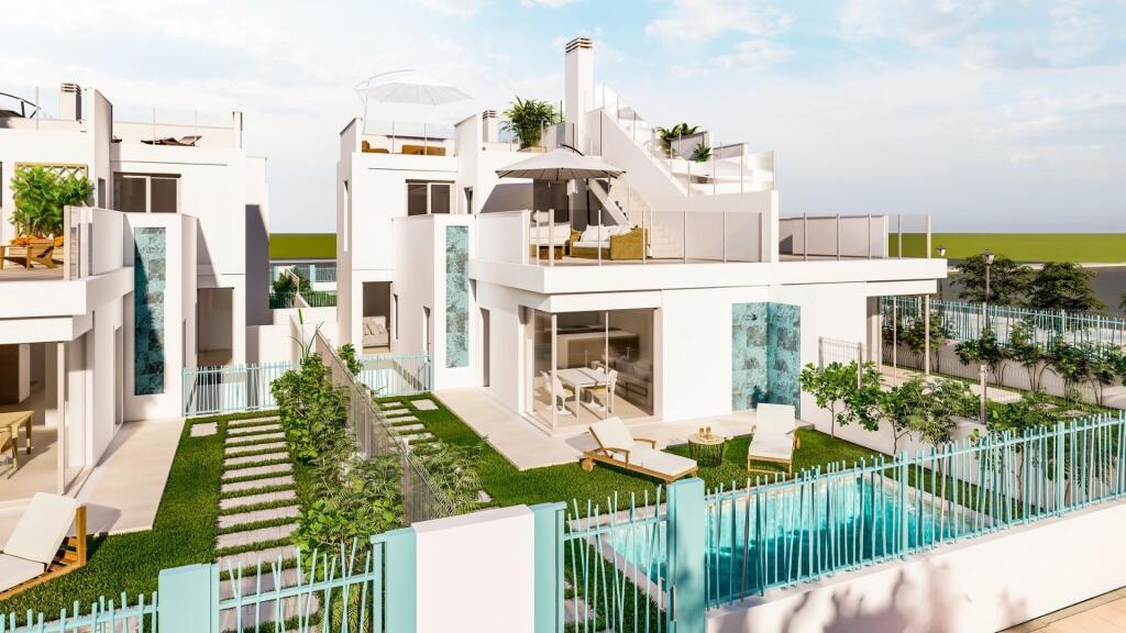 Foto villas de obra nueva cerca de la serena golf y la playa en los alcázares