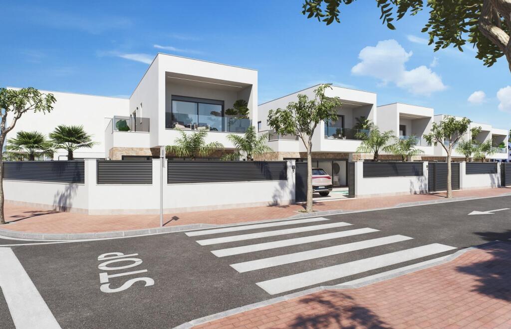villas modernas de nueva construcción en san pedro del pinatar con piscina privada foto grande (2)