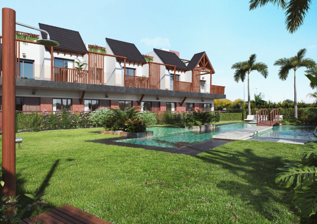Foto residencial de obra nueva de bungalows en pilar de la horadada