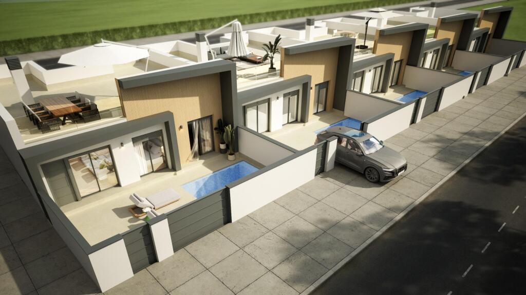 Casas adosadas de obra nueva con piscina privada en Avileses - foto 5