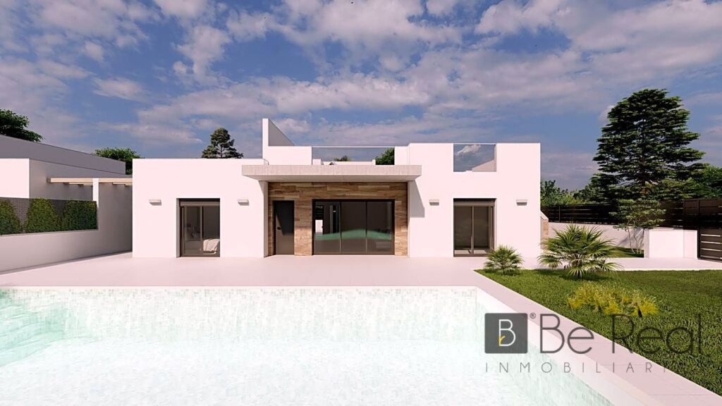 Foto chalets independientes con jardin, solárium y piscina privada en roldán (murcia).