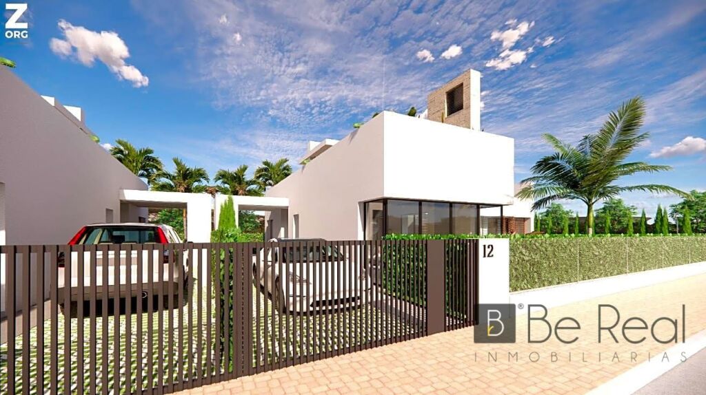 Foto chalets independientes con sotano, jardin, solárium y piscina privada en santa rosalia-torre pacheco (murcia).