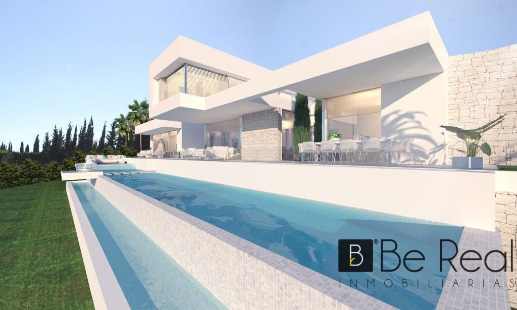elegante villa de lujo con vistas panorámicas al mar en benahavís (málaga) foto grande (2)