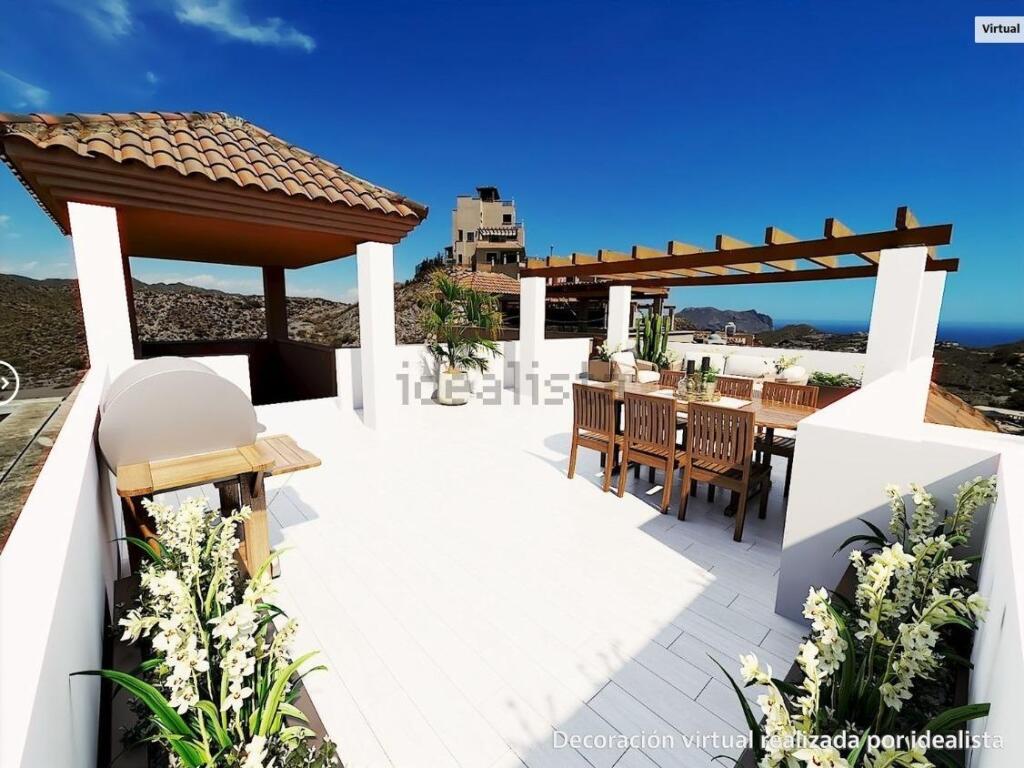 Apartamento con solarium con vistas despejadas al mar y a la sierra, en Collados, Águilas