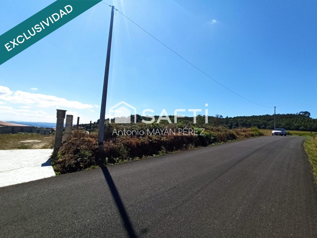 TERRENO EN VENTA EN SEARES DE ARRIBA -TAPIA-AMES.