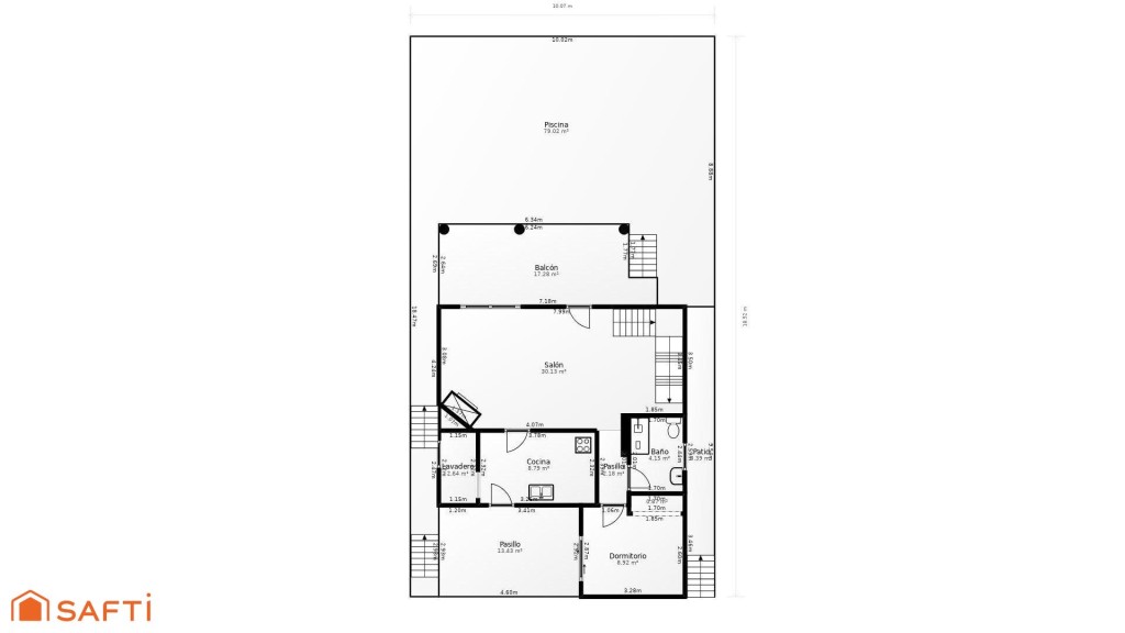 Casa luminosa con piscina en Sagra - foto 29