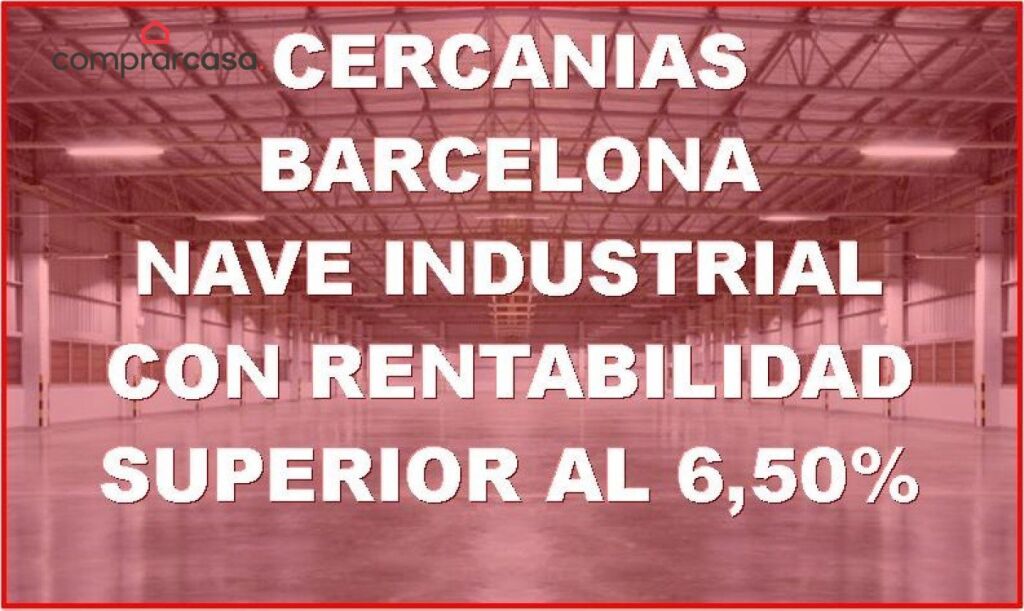 Foto venta nave industrial con rentabilidad a 17 km de barcelona