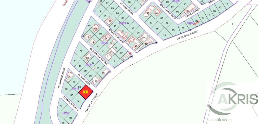 Foto terreno en venta en olías del rey de 563 m2
