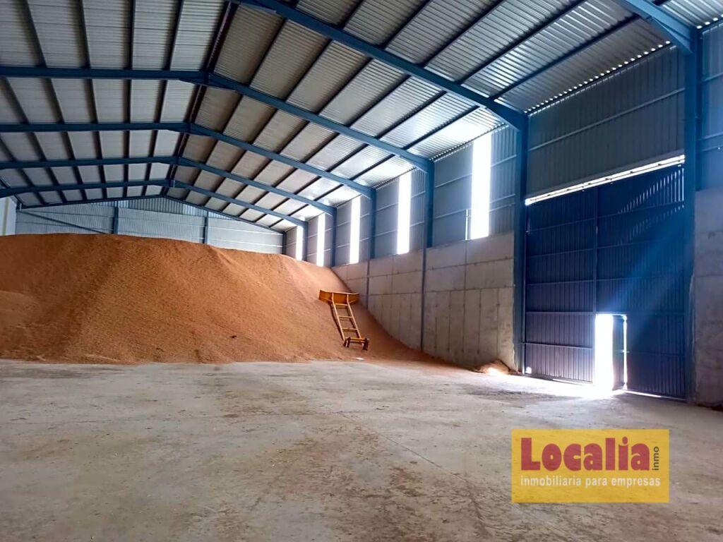 Foto nave granelera en palencia, junto a a-67
