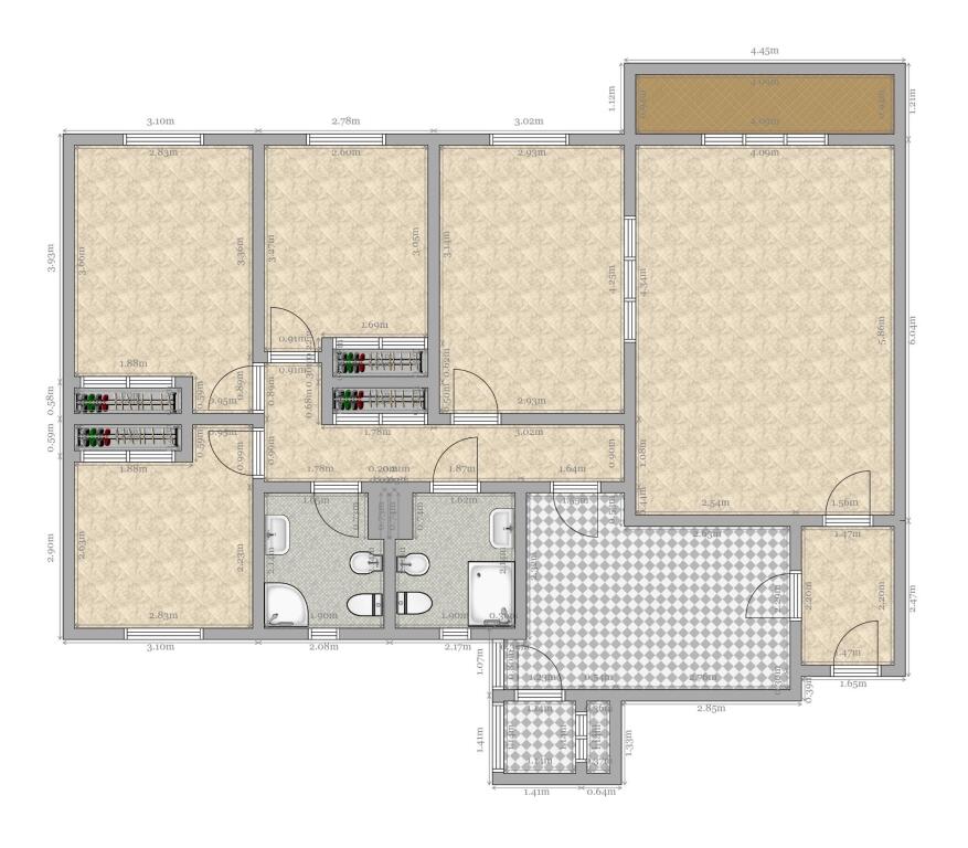 Magnífico piso en venta en Ronda Triana
