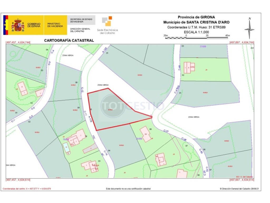 parcela en venta en santa cristina d aro girona foto grande (2)